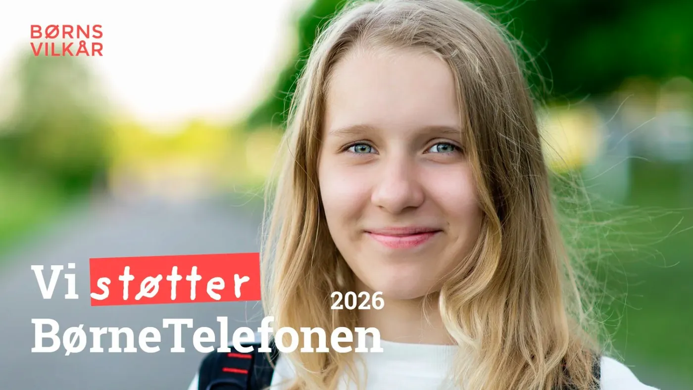 Vi støtter BørneTelefonen 2026